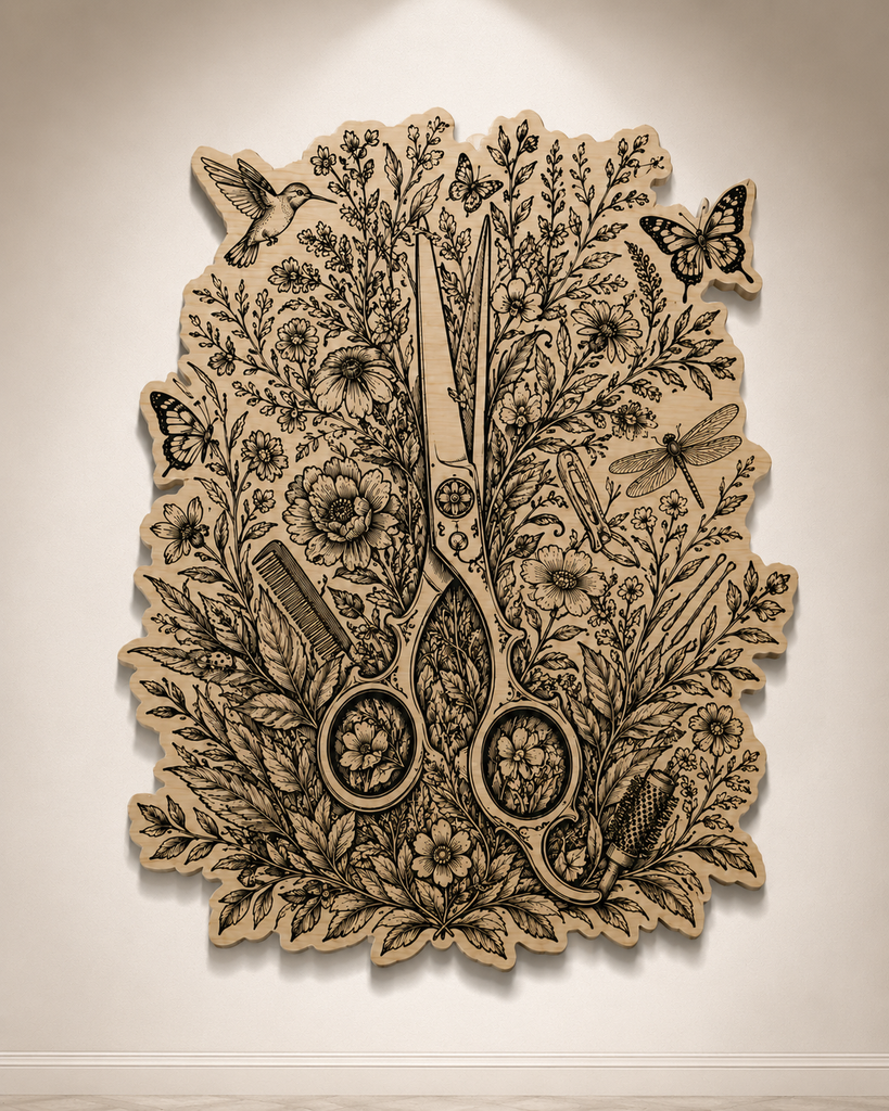 The Shear Garden ~ Limited Edition Salon Wall Art 24" × 36"