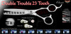 23 Tooth Double Trouble Texturizing Shears