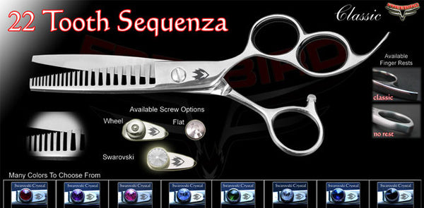 3 Hole 22 Sequenza Texturizing Shears