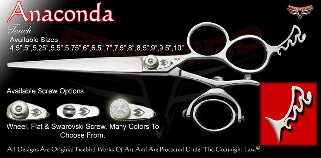 Anaconda 3 Hole Double V Swivel Touch Grooming Shears