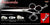 Anaconda 3 Hole Double V Swivel Touch Grooming Shears