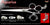 Aquarius 3 Hole Double V Swivel Touch Grooming Shears