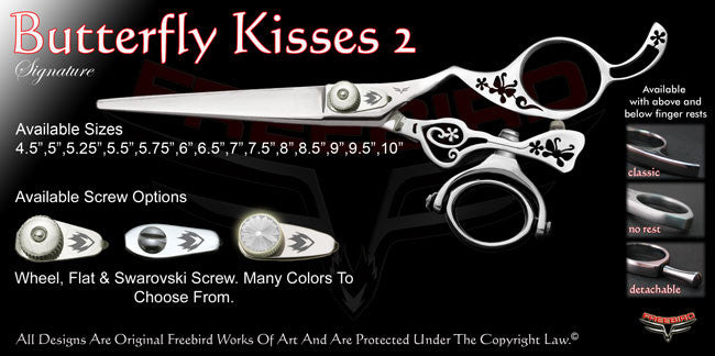 Butterfly Kisses 2 Double Swivel Thumb Signature Hair Shears