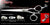Cherry V Swivel Touch Grooming Shears