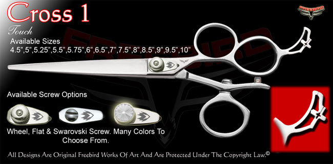 Cross 1 3 Hole V Swivel Touch Grooming Shears