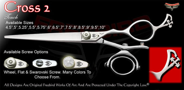 Cross 2 Double V Swivel Touch Grooming Shears