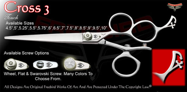 Cross 3 3 Hole V Swivel Touch Grooming Shears