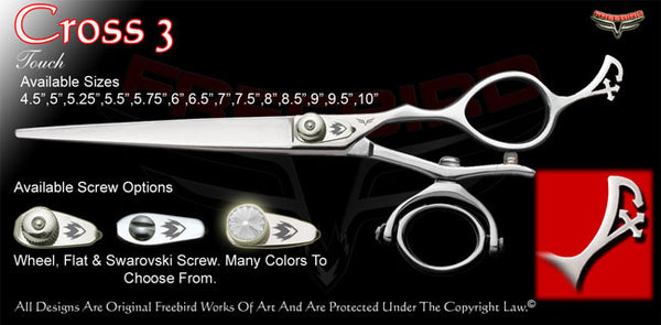 Cross 3 Double V Swivel Touch Grooming Shears