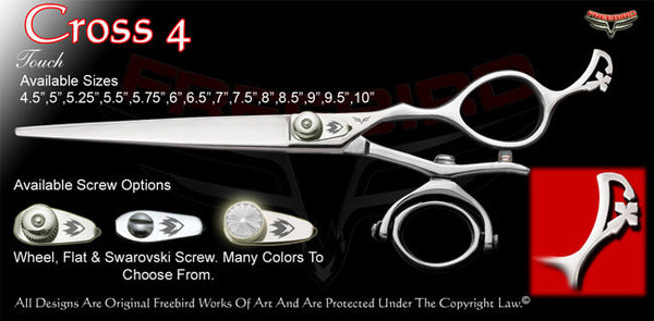 Cross 4 Double V Swivel Touch Grooming Shears