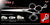 Cross 5 3 Hole Double V Swivel Touch Grooming Shears