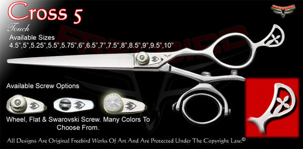 Cross 5 Double V Swivel Touch Grooming Shears