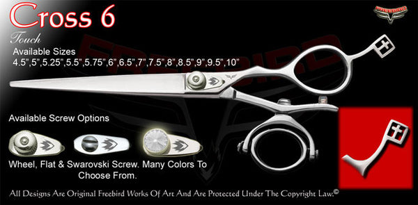 Cross 6 Double V Swivel Touch Grooming Shears