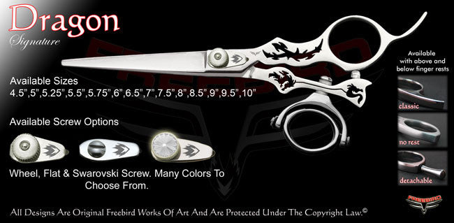 Dragon Double Swivel Thumb Signature Hair Shears