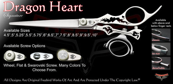 Dragon Heart Double Swivel Thumb Signature Grooming Shears