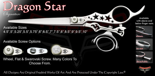 Dragon Star Double Swivel Thumb Signature Grooming Shears