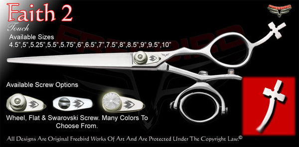 Faith 2 Double V Swivel Touch Grooming Shears