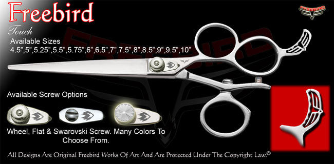 Freebird 3 Hole V Swivel Touch Grooming Shears