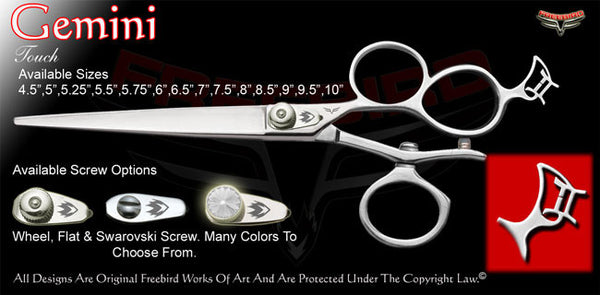 Gemini 3 Hole V Swivel Touch Grooming Shears