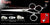 Heart 3 Hole V Swivel Touch Grooming Shears