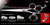 Leo 3 Hole Double V Swivel Touch Grooming Shears