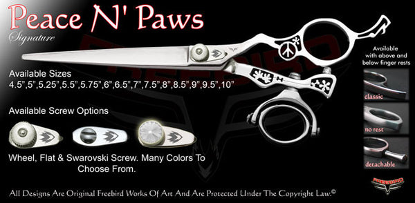 Peace N Paws Double Swivel Thumb Signature Grooming Shears