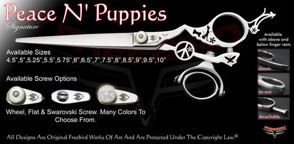 Peace N Puppies Double Swivel Thumb Signature Grooming Shears