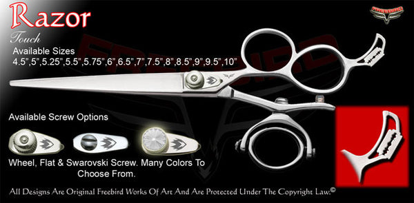 Razor 3 Hole Double V Swivel Touch Grooming Shears