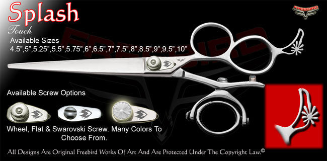 Splash 3 Hole Double V Swivel Touch Grooming Shears