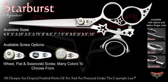 Straburst 3 Hole Double Swivel Thumb Signature Grooming Shears