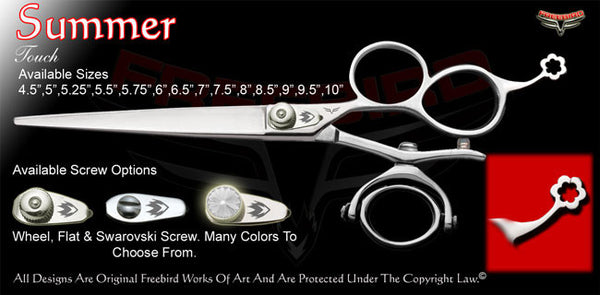 Summer 3 Hole Double V Swivel Touch Grooming Shears