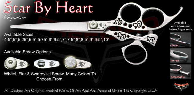 Star By Heart 3 Hole Swivel Thumb Signature Grooming Shears