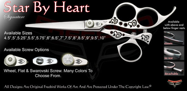 Star By Heart 3 Hole Swivel Thumb Signature Hair Shears