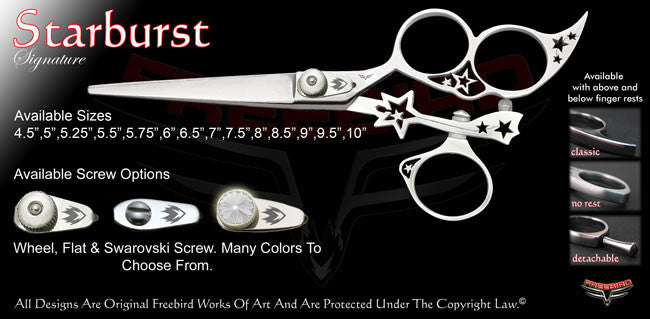 Starburst 3 Hole Swivel Thumb Signature Hair Shears