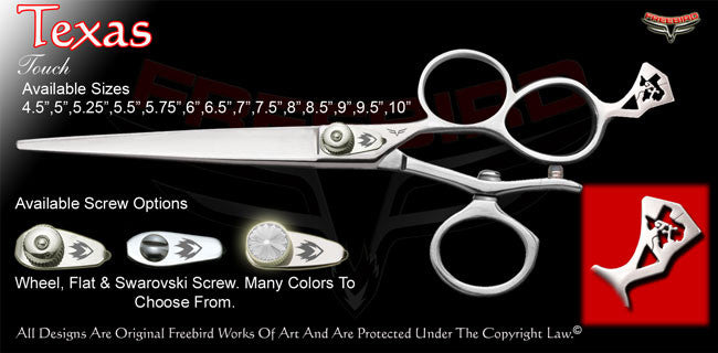 Texas 3 Hole V Swivel Touch Grooming Shears