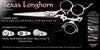 Texas Longhorn 3 Hole Double Swivel Thumb Signature Hair Shears