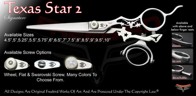 Texas Star 2 Double Swivel Thumb Signature Hair Shears