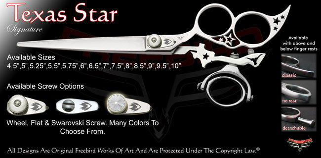 Texas Star 3 Hole Double Swivel Thumb Signature Grooming Shears