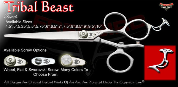 Tribal Beast 3 Hole V Swivel Touch Grooming Shears