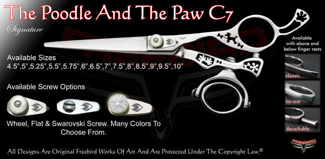 The Poodle And The Paw C7 Double Swivel Thumb Signature Hair Shears