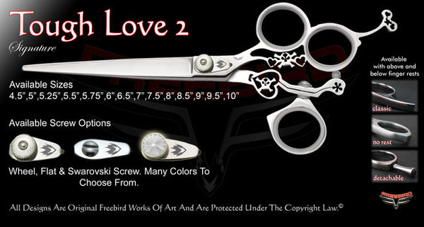 Tough Love 2 3 Hole Swivel Thumb Signature Grooming Shears