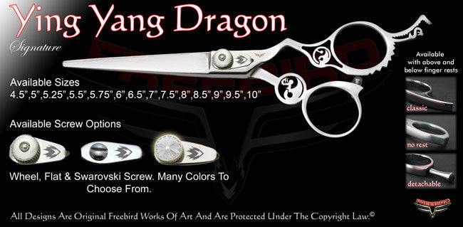 Ying Yang Dragon Signature Hair Shears