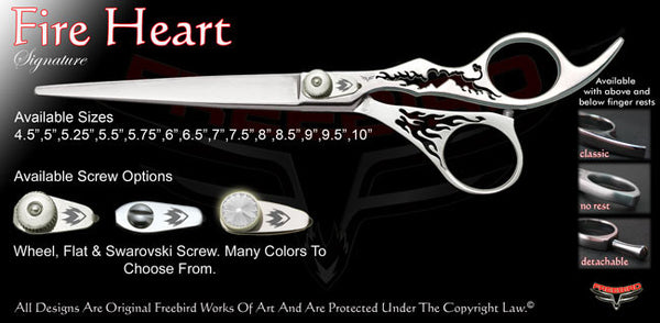 Fire Heart Signature Grooming Shears