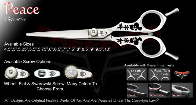 Peace Straight Signature Hair Shears